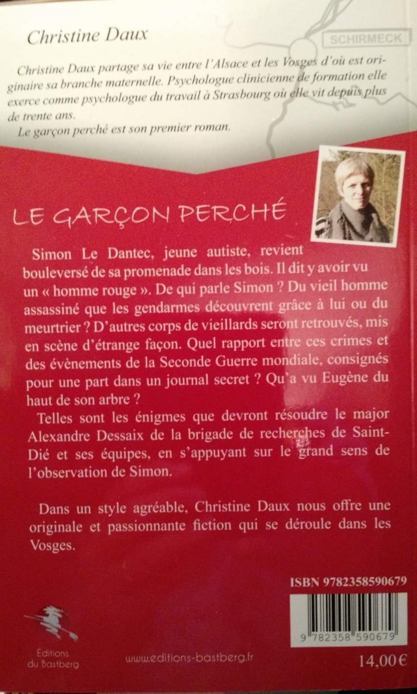 Le Garçon Perché - dos Quatrième de couverture du livre "Le Garçon Perché"