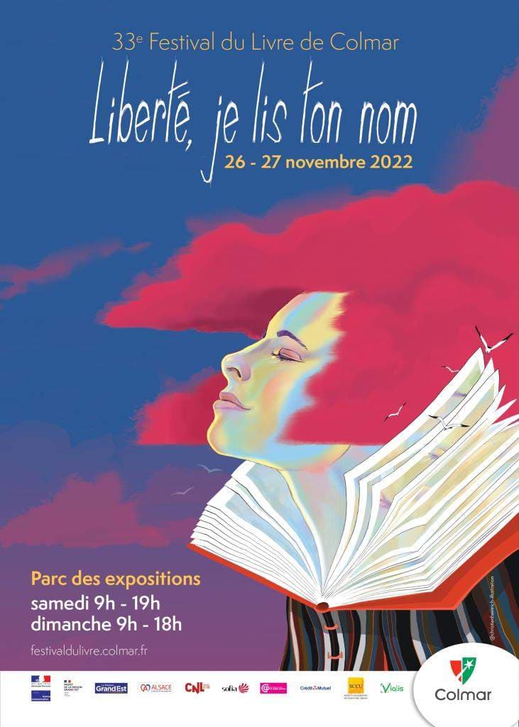 Festival du Livre de Colmar 2022 Affiche du Festival du Livre de Colmar - Édition 2022